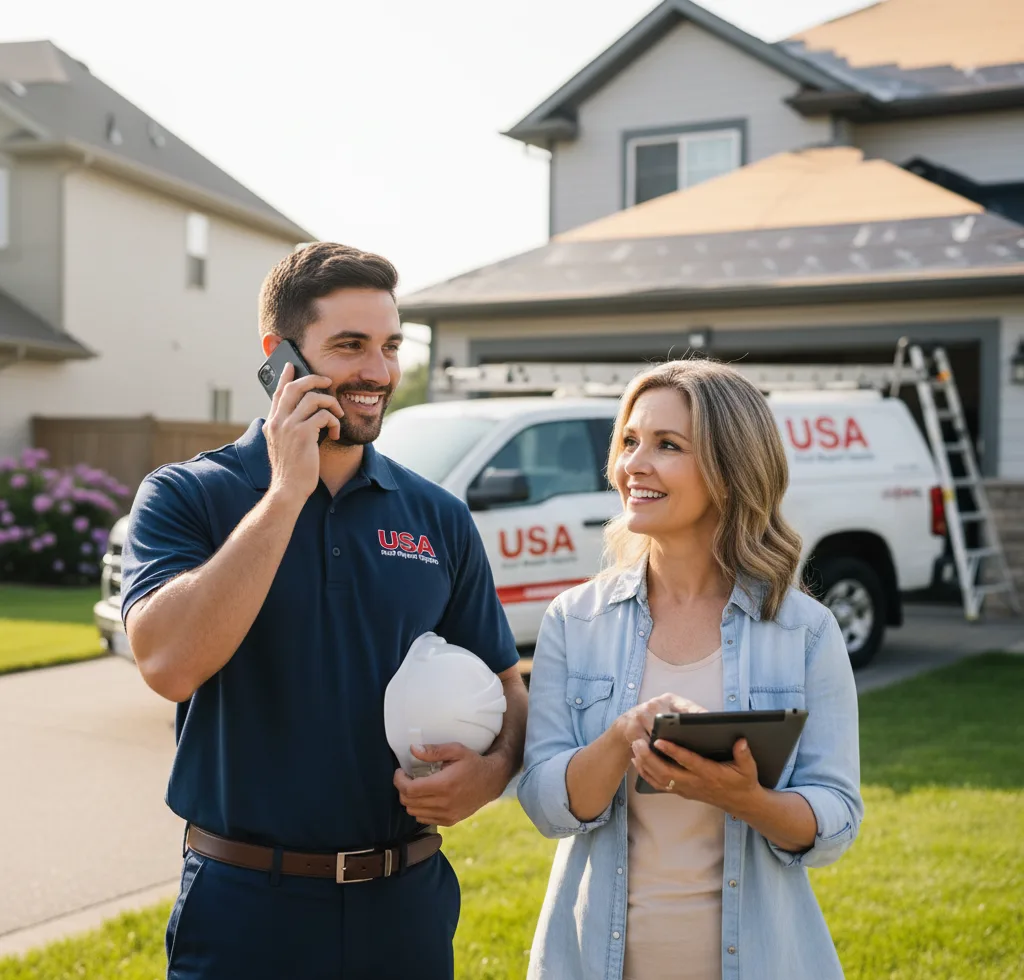 USA Roof Repair Experts customer support in Wellston